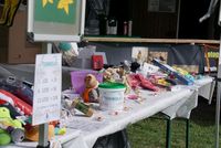 Tombola bei Hunderennen